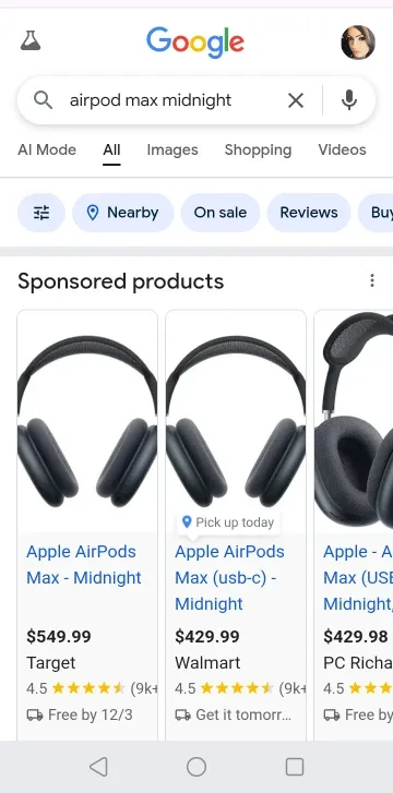 Apple AirPods Max - Midnight with Smart Case image indicator(2)