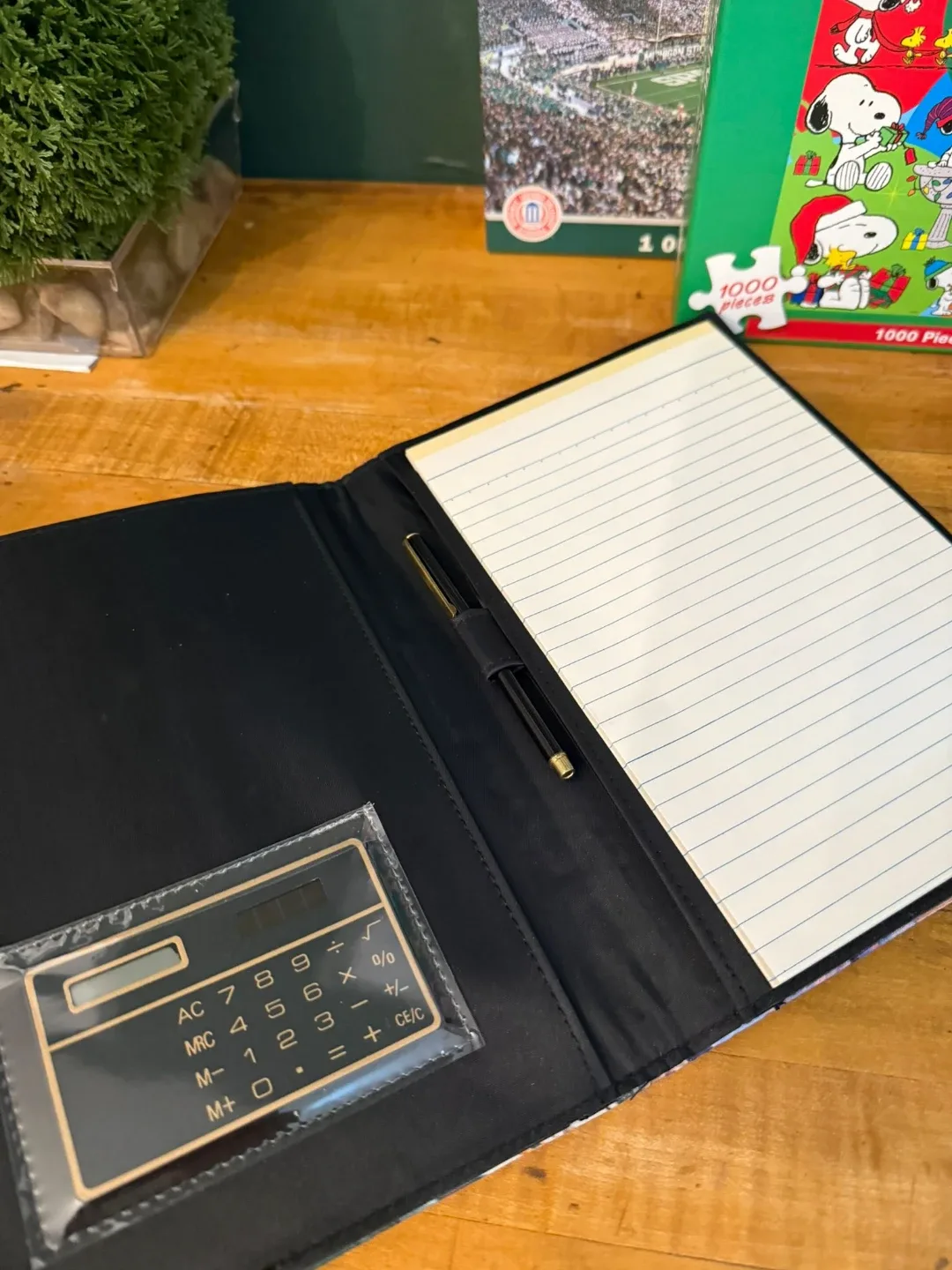 Floral Print Cosmetic Bags & Notebook