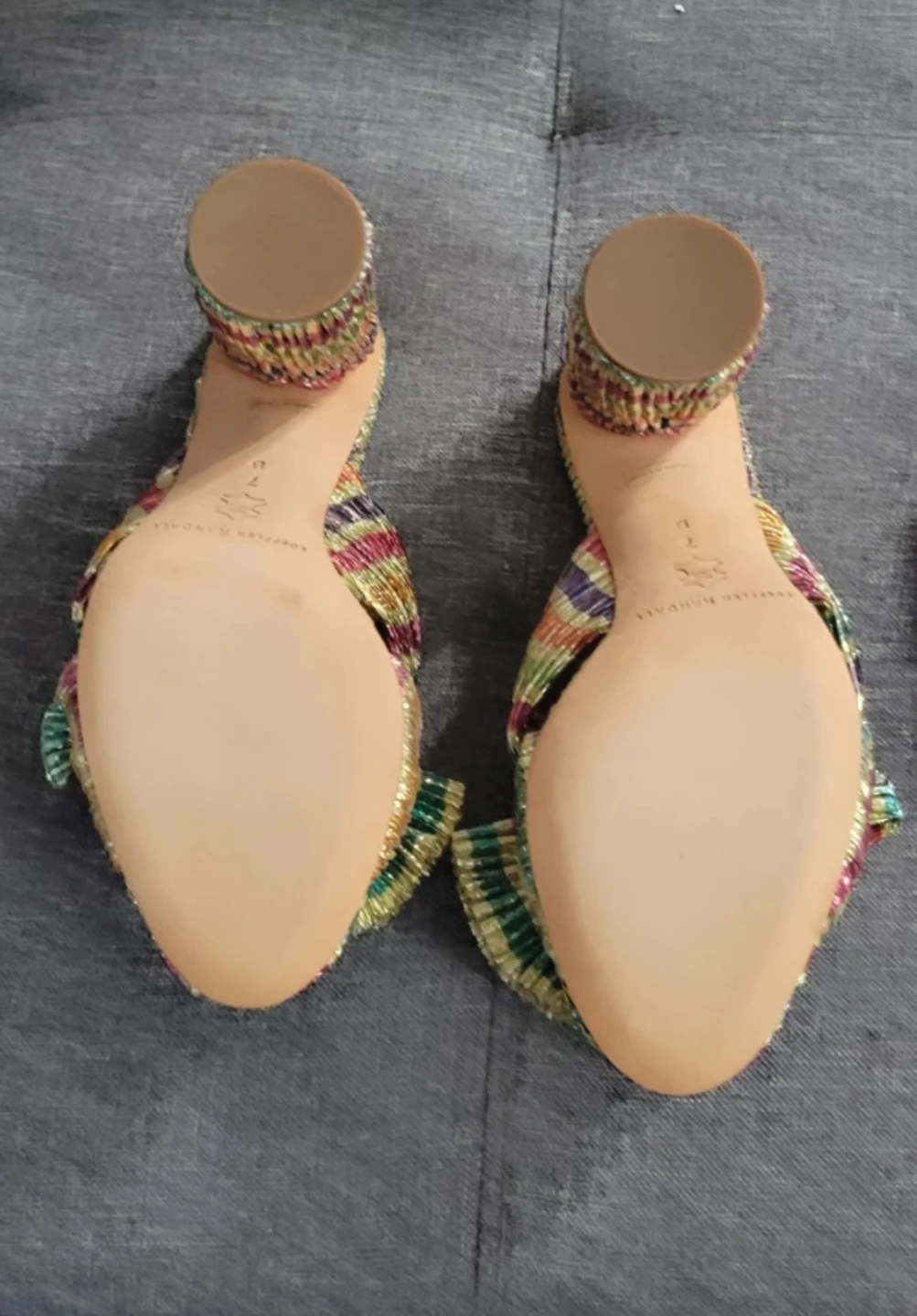 Loeffler Randall Heels, Size 7, Colorful - photo 2