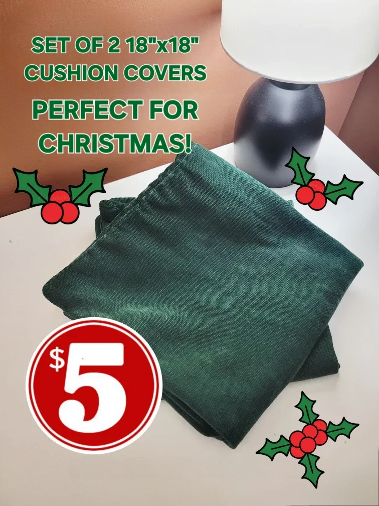 Set of 2 Cushion Covers