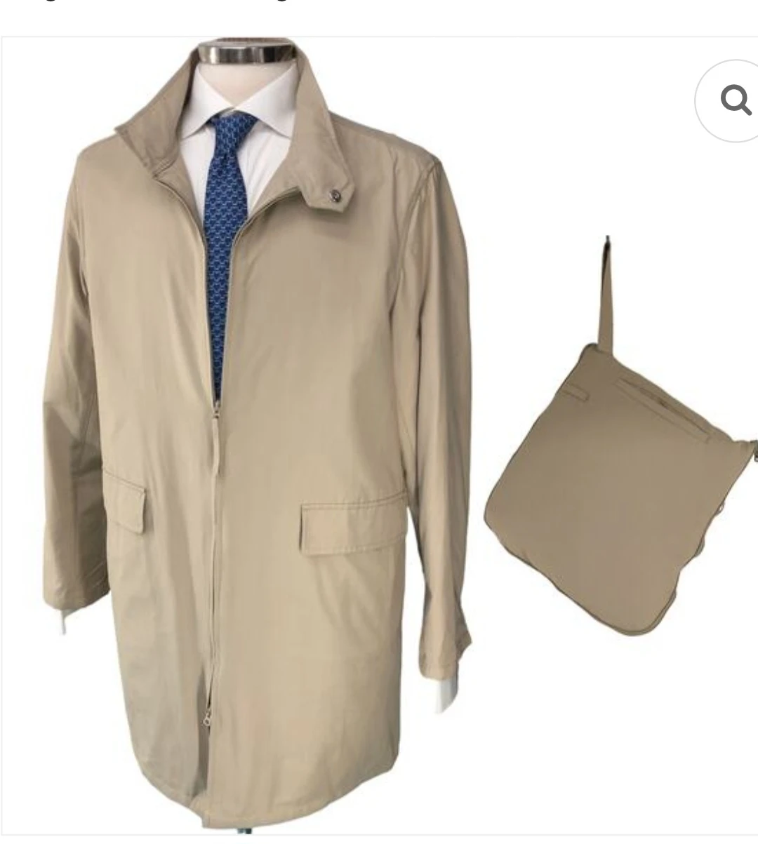 Club Monaco Packable Mac Coat - Size L/G