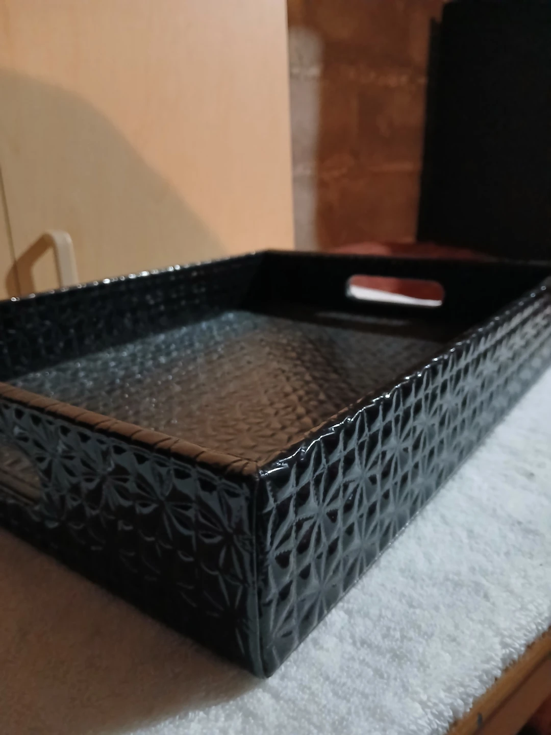 Black Decorative Tray - photo 2