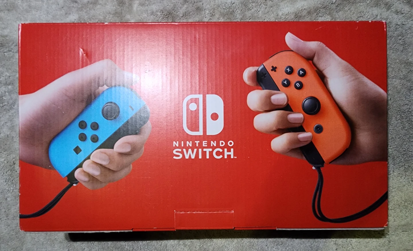 Nintendo Switch with Neon Blue and Neon Red Joy‑Con - photo 2