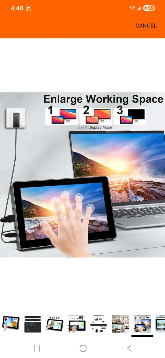 8 Inch Portable Monitor Touchscreen HD image indicator(6)