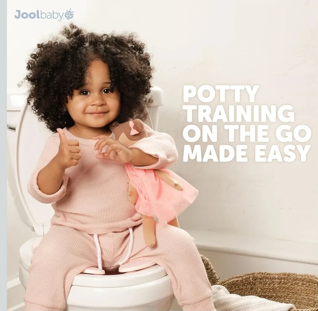 Jool Baby Folding Travel Potty Seat - Pink - photo 4
