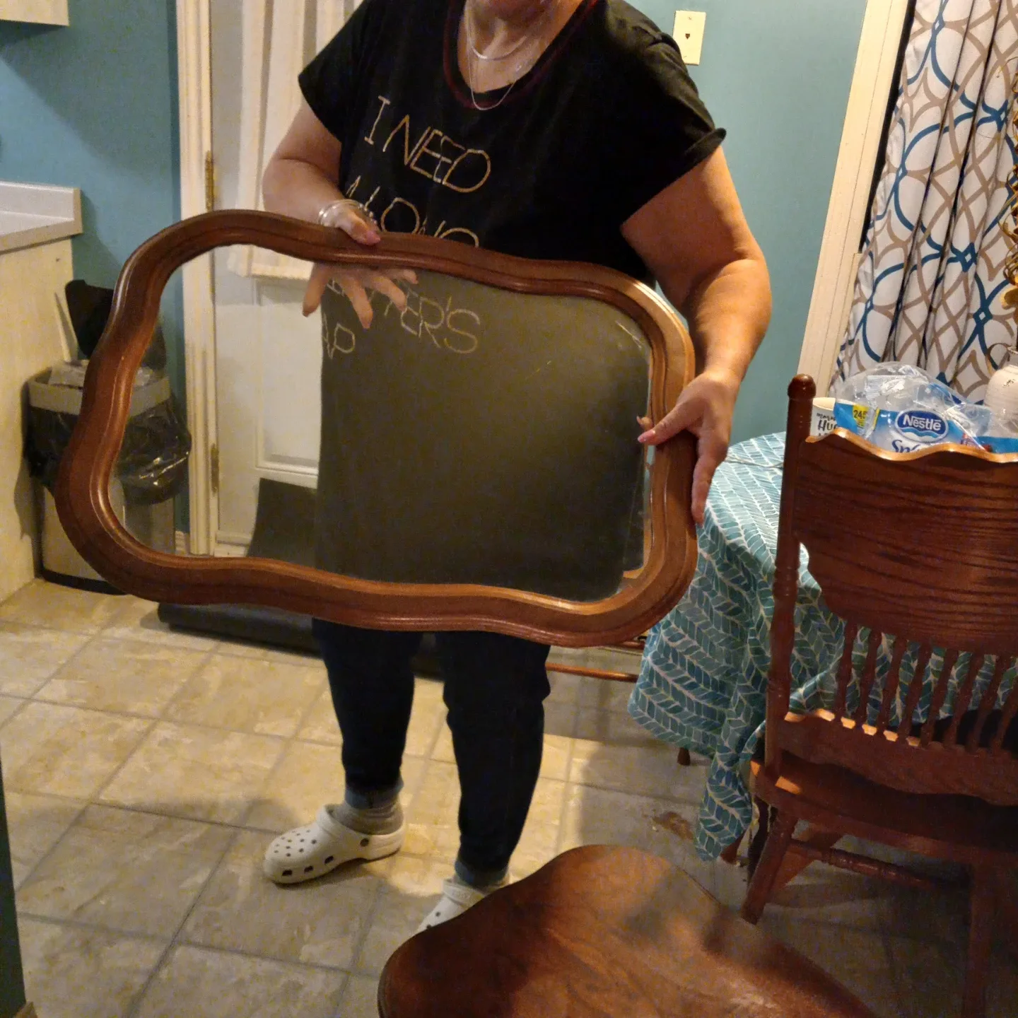 Antique Glass Top Coffee Table image indicator(6)