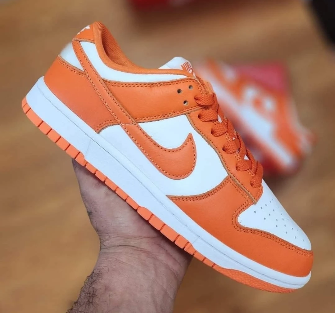 Nike Dunk Low Syracuse Orange/White Size 7,8