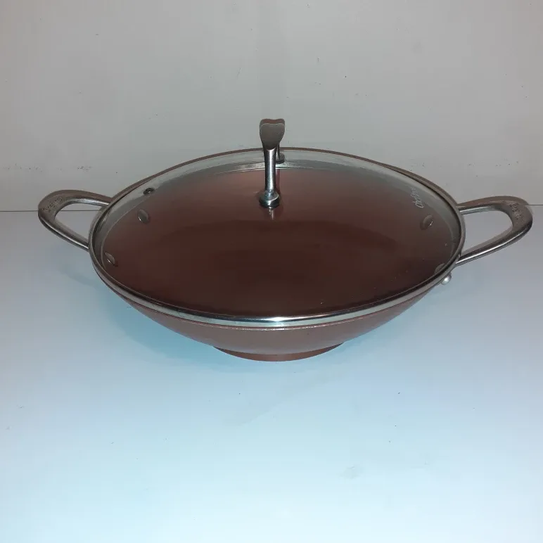 Chef Inox Wok Pan with Lid