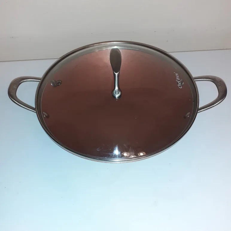 Chef Inox Wok Pan with Lid image indicator(2)