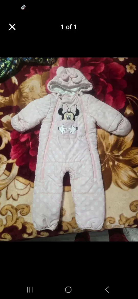Minnie Mouse Pink Snowsuit