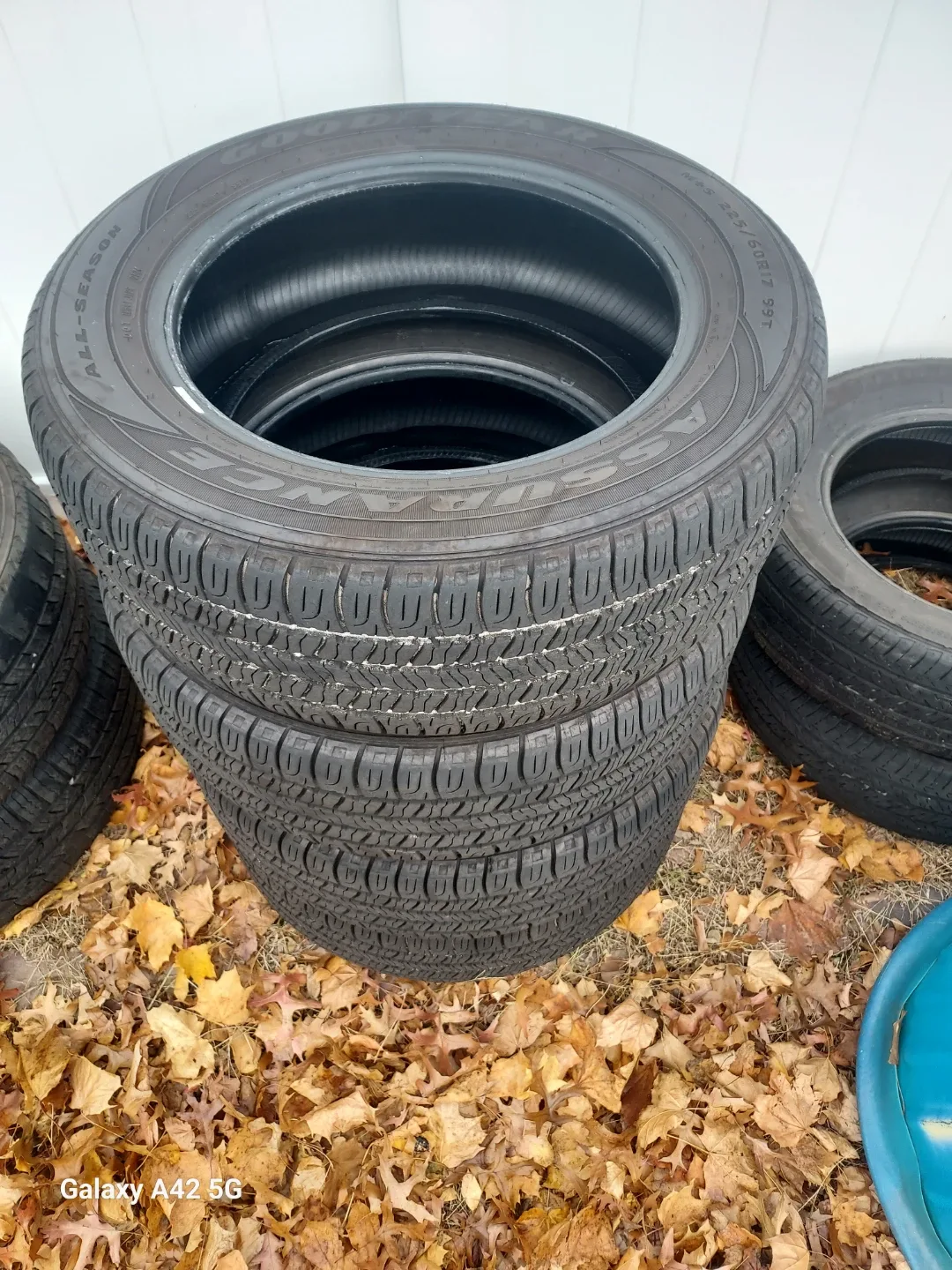 225/60R17 Goodyear All Season Tires