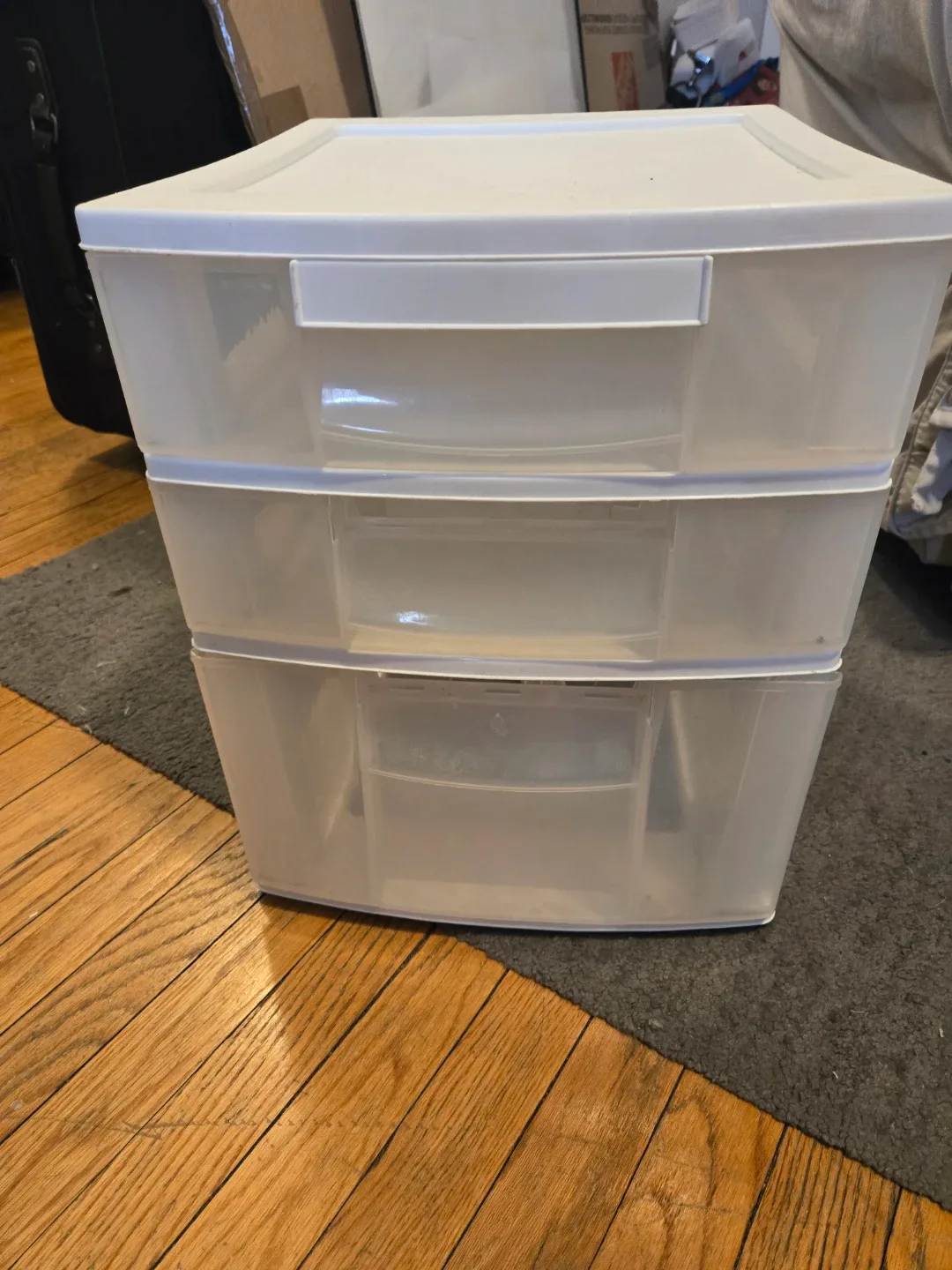3-Drawer Plastic Storage Unit
