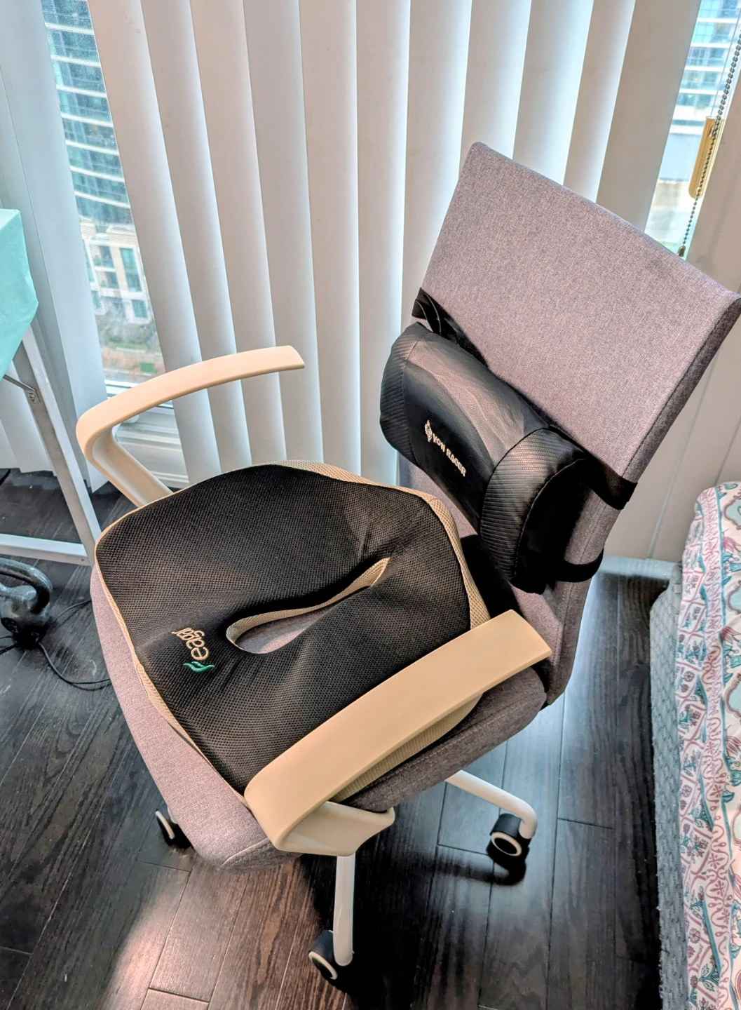 Office adjustable chair with Lumbar Support & Seat Cushion - photo 2