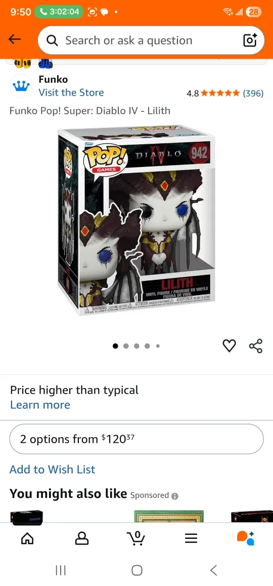 Funko Pop! Super: Diablo IV - Lilith #942 image indicator(3)