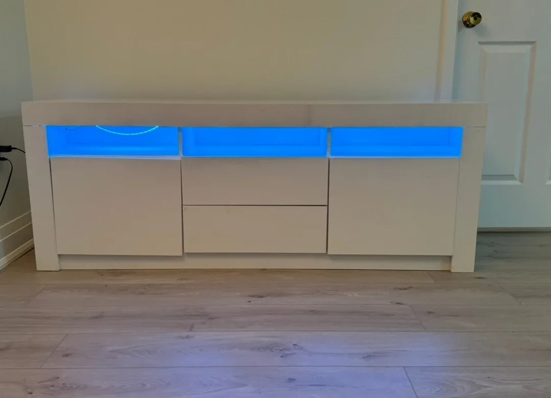 White LED Entertainment Unit thumbnail