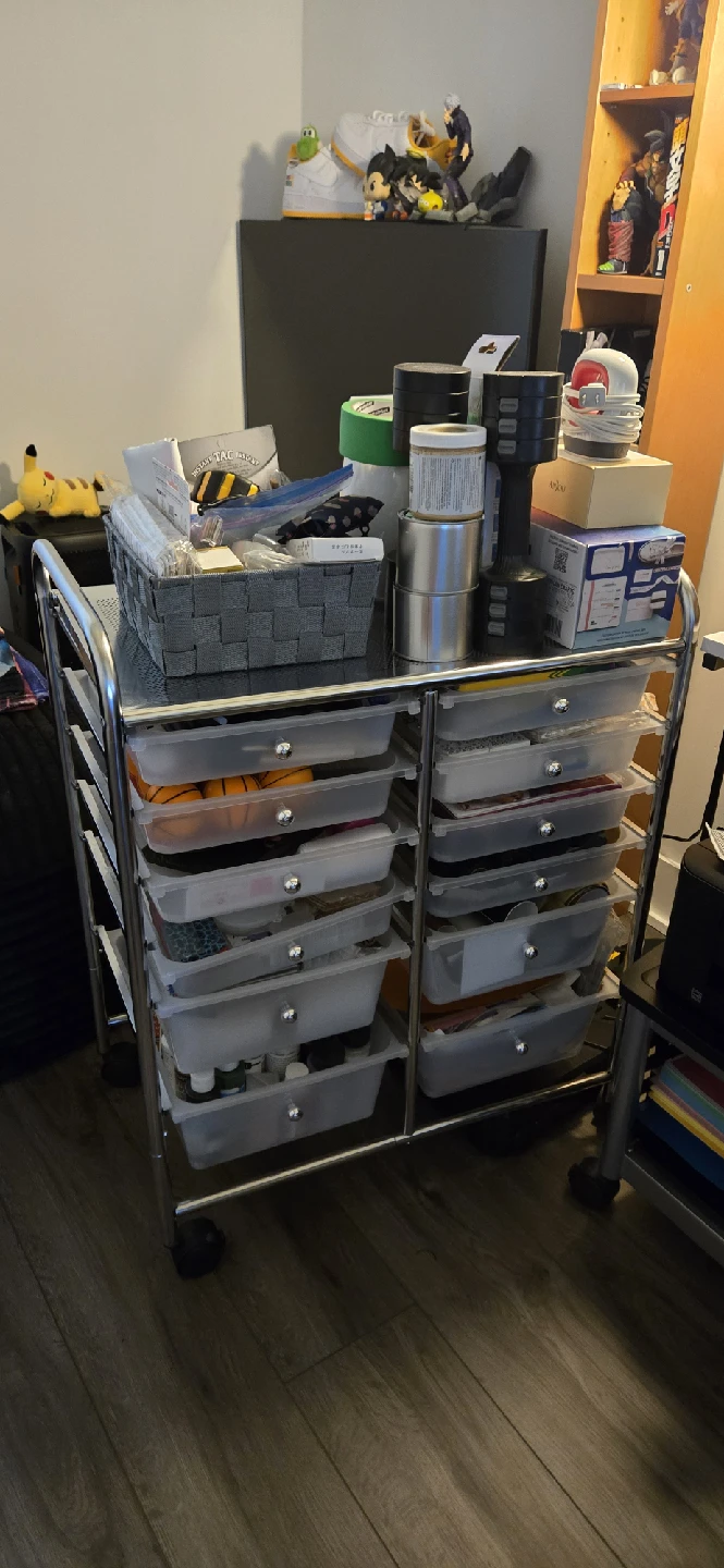 Rolling Cart with Drawers