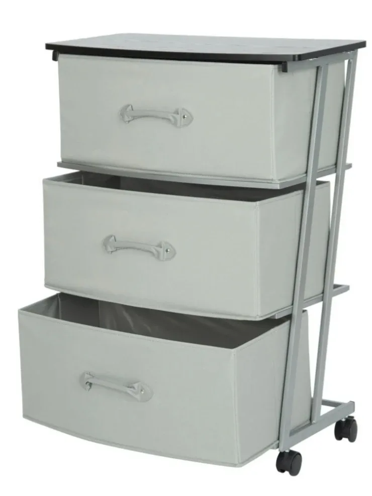 3-Drawer Rolling Storage Cart image indicator(2)