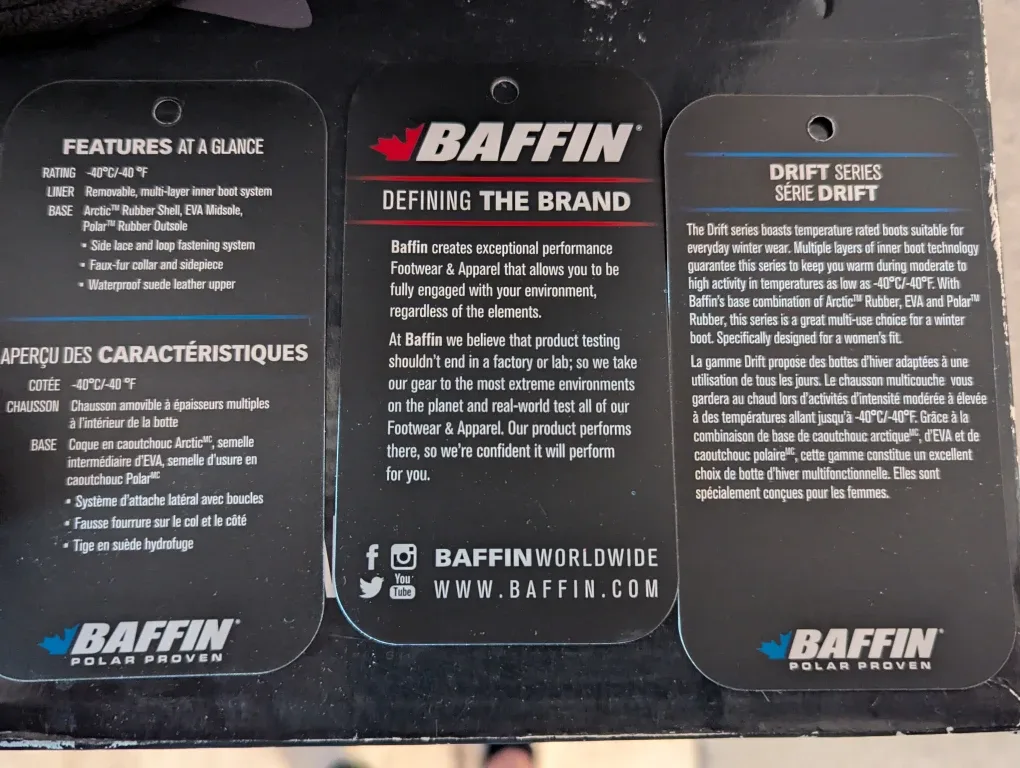 Baffin Kiki Women's Winter Boots - Size 7 image indicator(4)