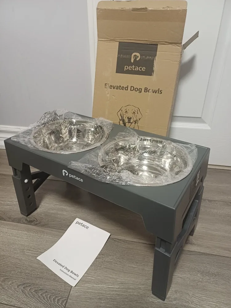 Petace Elevated Dog Bowls - New in Box! image indicator(5)
