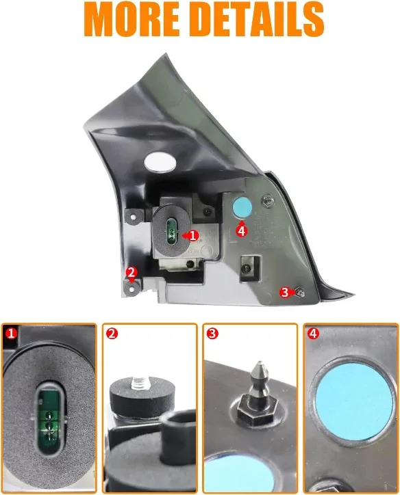 LIMBQS Tesla Model 3 Rear Outer Tail Light image indicator(9)