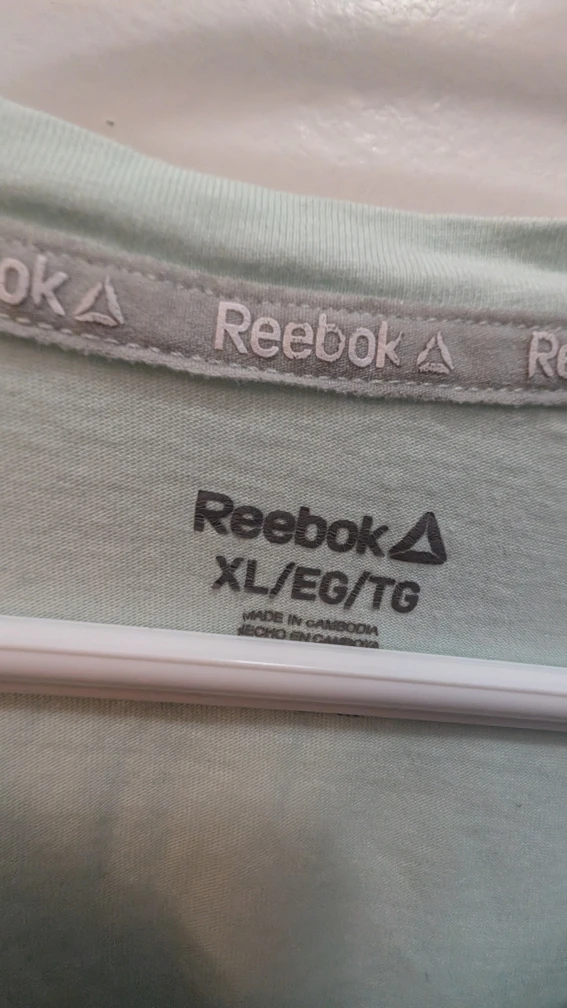 Reebok T-Shirt - XL - Light Green - photo 2