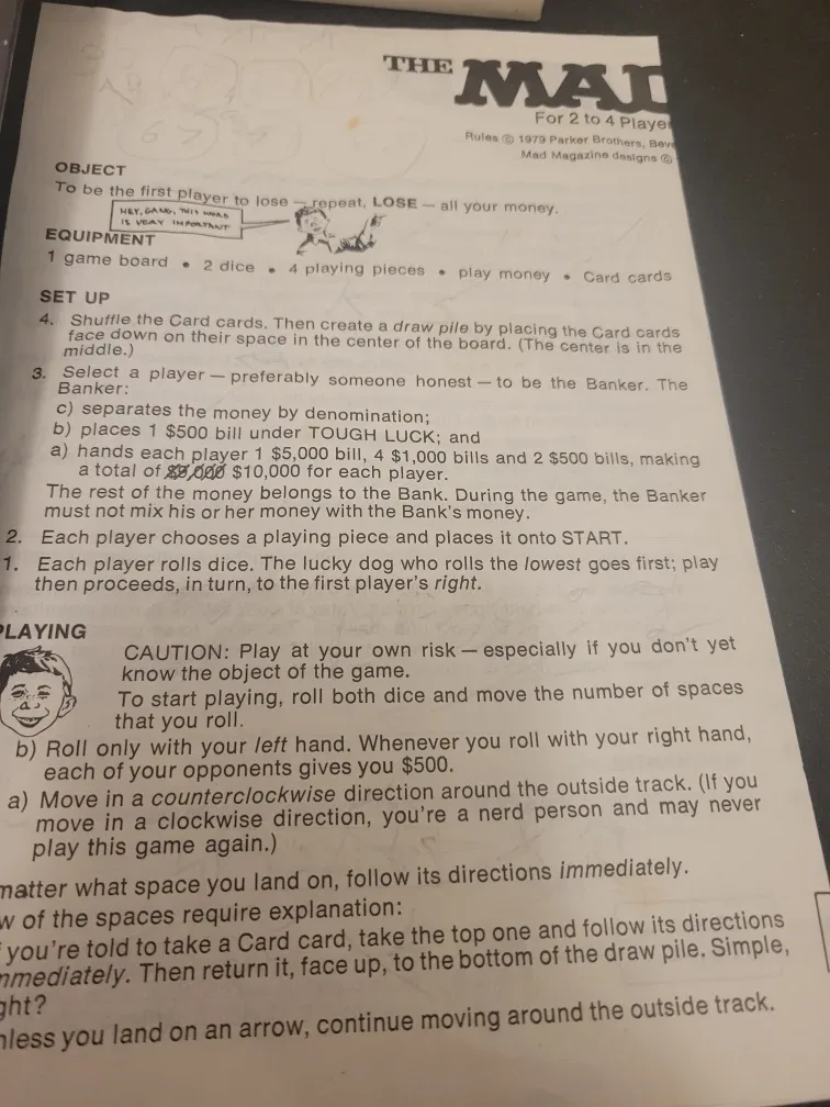 Vintage MAD Magazine Game (1979) image indicator(3)