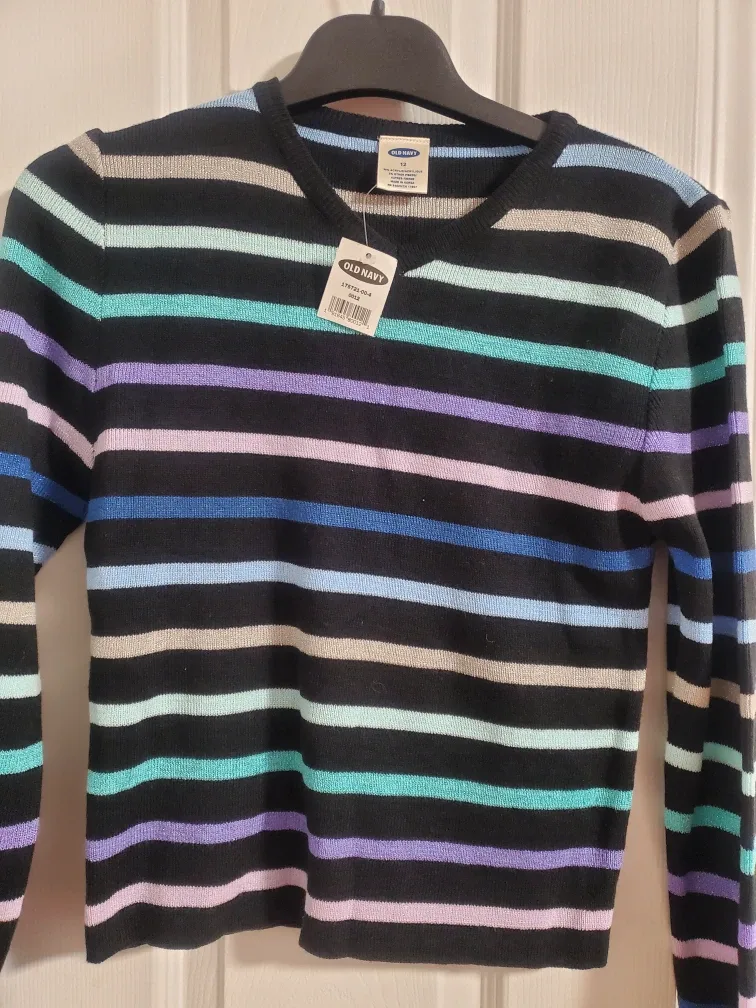 Old Navy Striped Sweater - Size 12