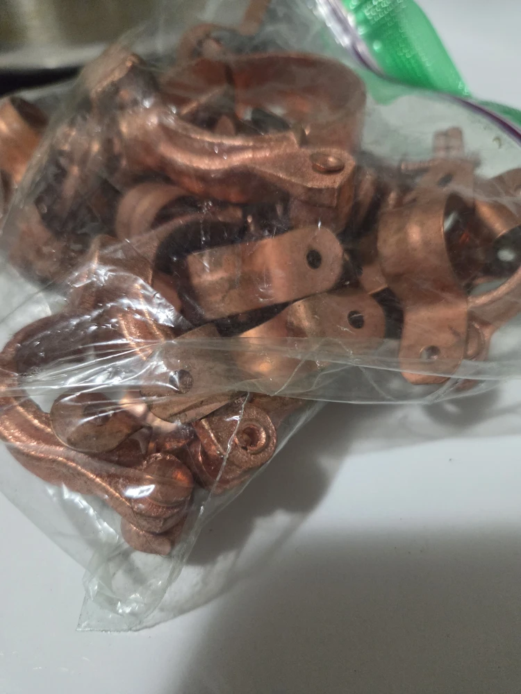 Bag of Copper Grounding Clamps