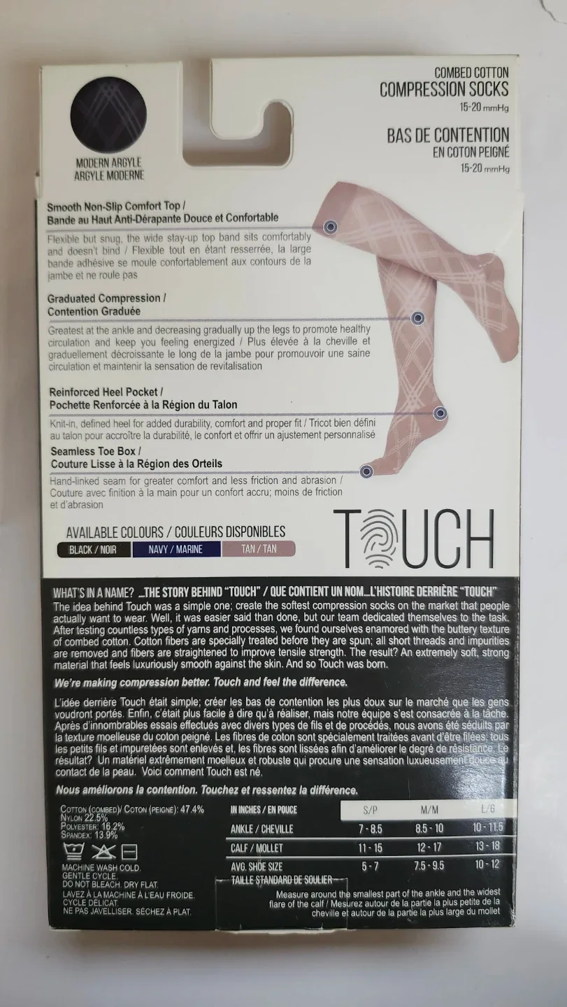 Brand New Touch Compression Socks L/G image indicator(2)