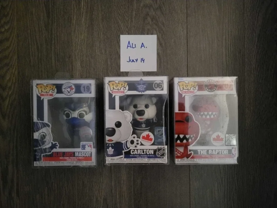 Funko Pop! Mascots: Blue Jays, Carlton, Raptors