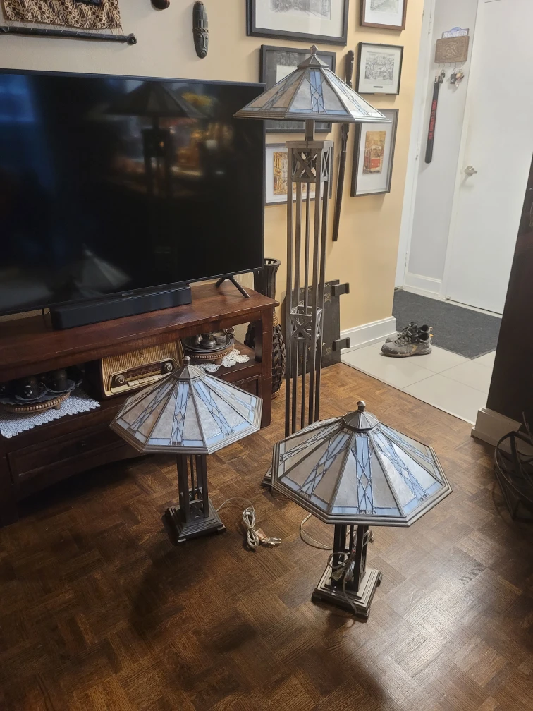 Tiffany Style set of Lamps