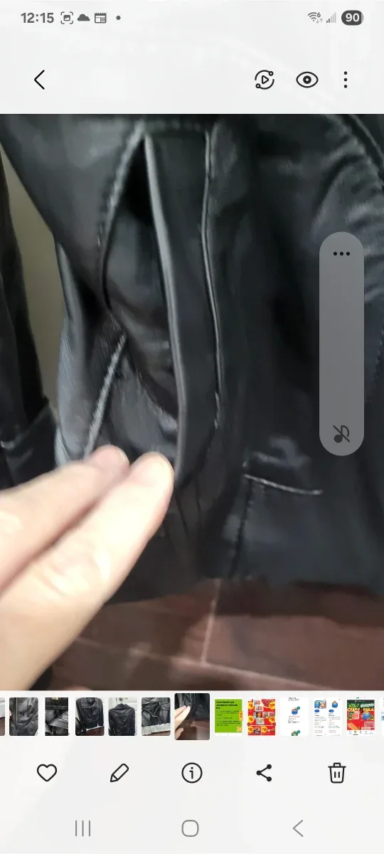 Danier Black Leather Jacket - Size small image indicator(5)