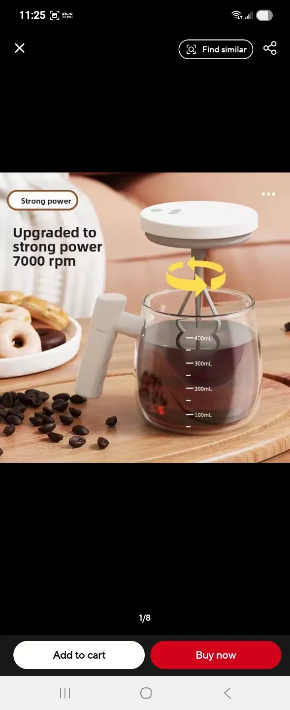 💞Wood Grain Cup with Mixer image indicator(4)