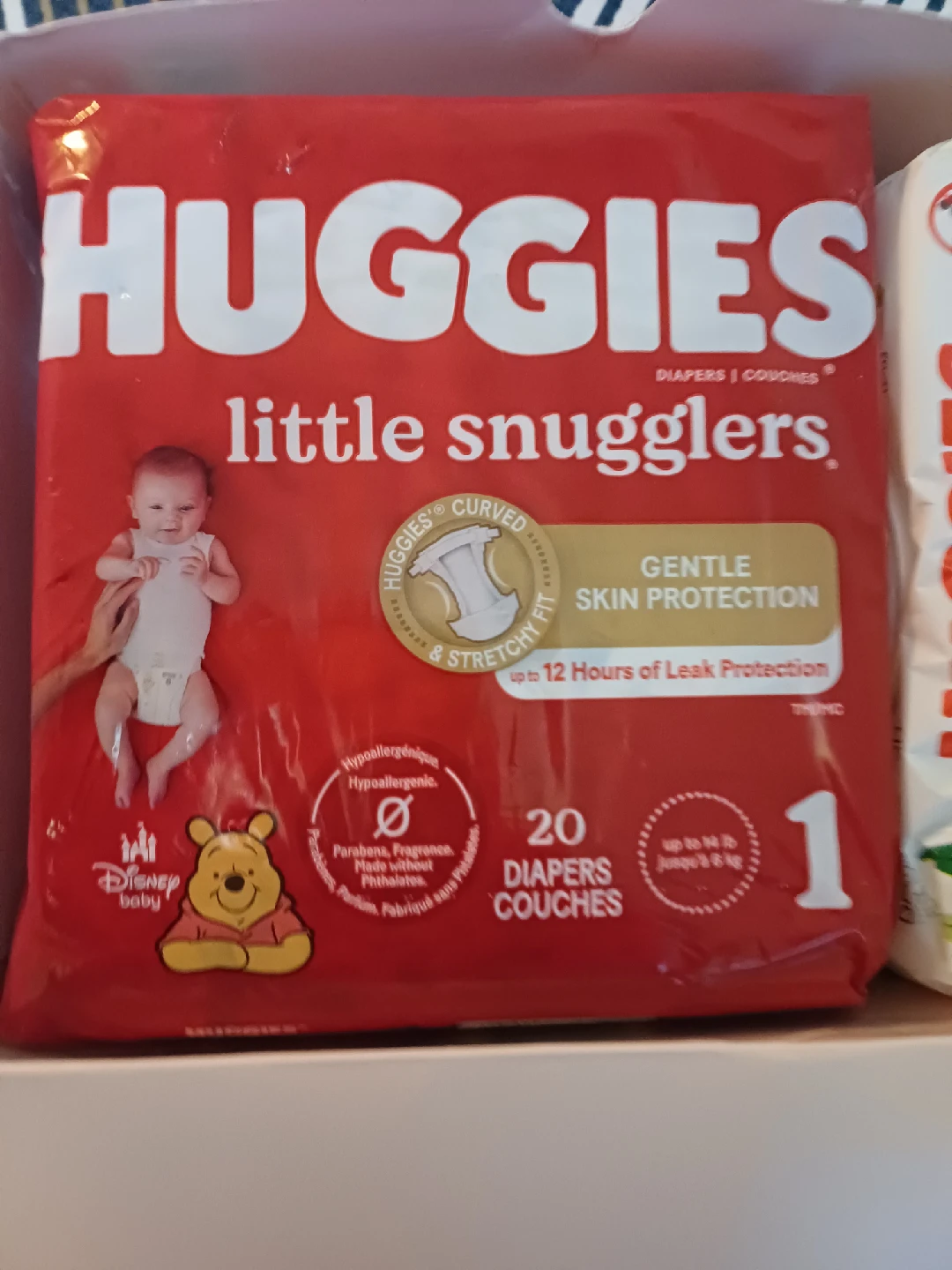 Huggies Little Snugglers Diapers (20) & Natural Care Wipes (56) - photo 3