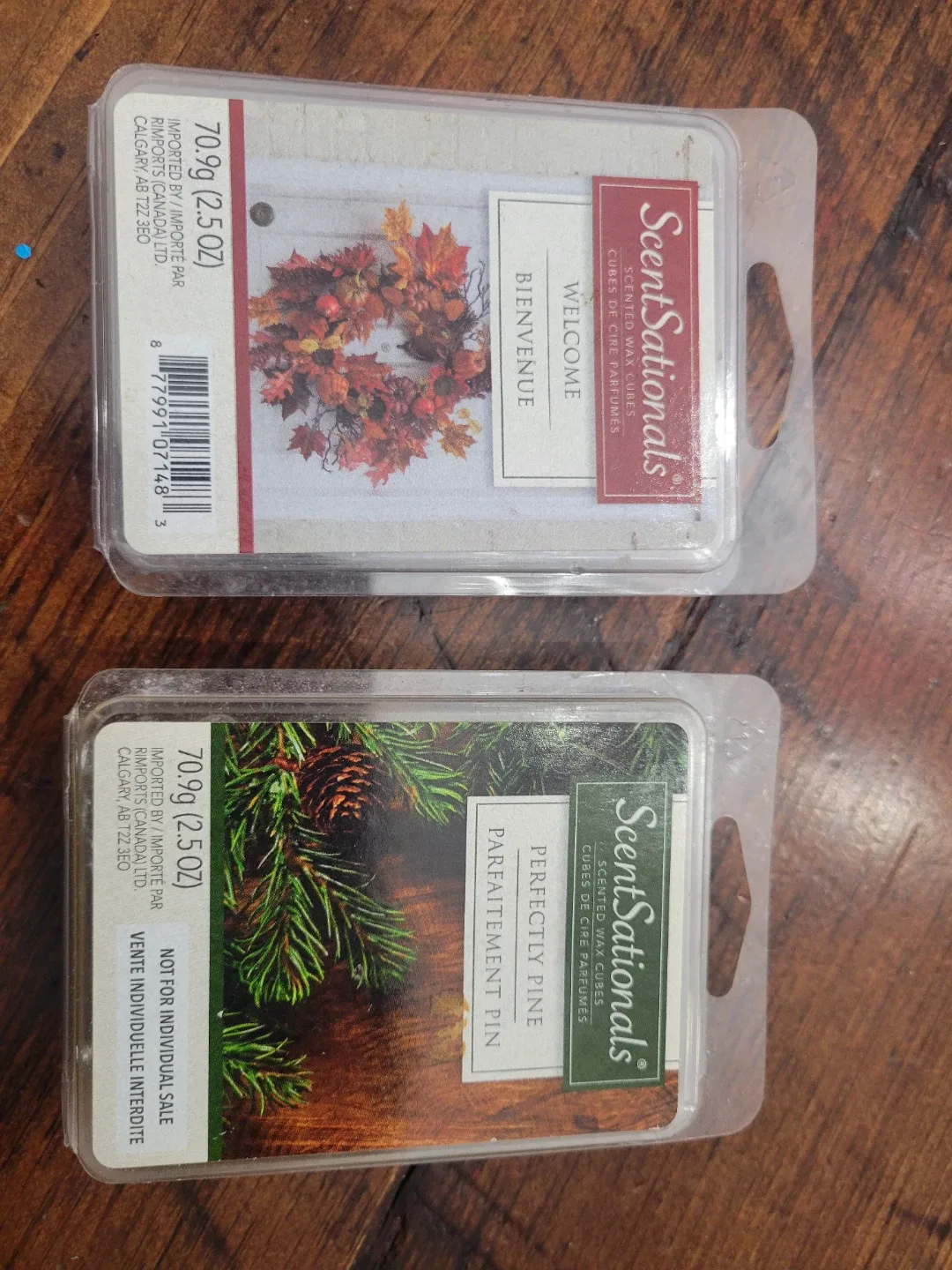 ScentSational Scented Wax Cubes - Welcome & Perfectly Pine