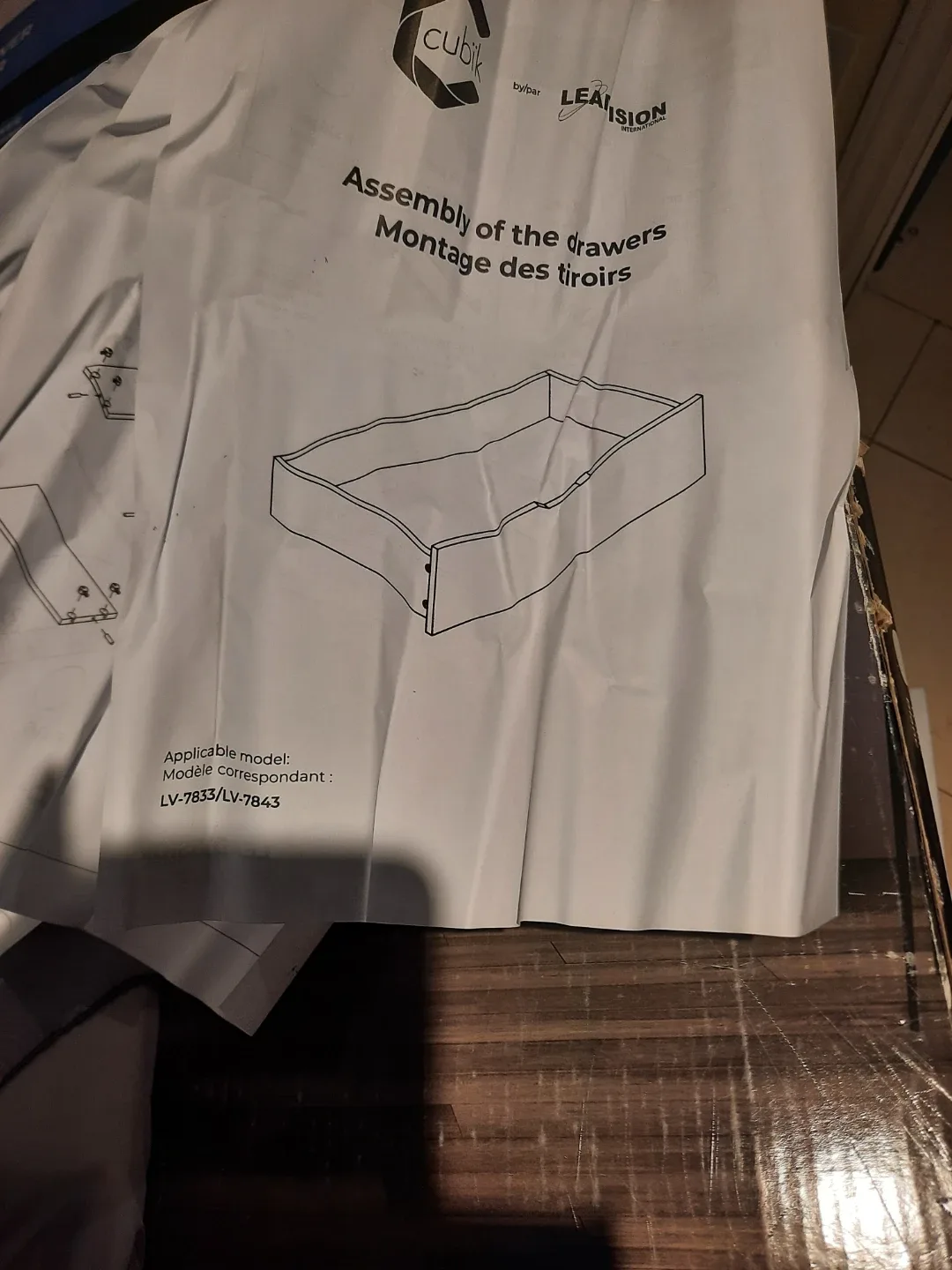 Cubik Melamine Drawer Hardware included image indicator(6)