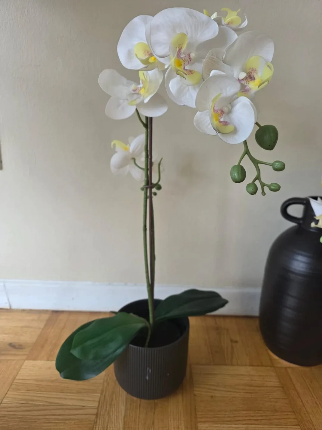 Artificial White Orchid Plant