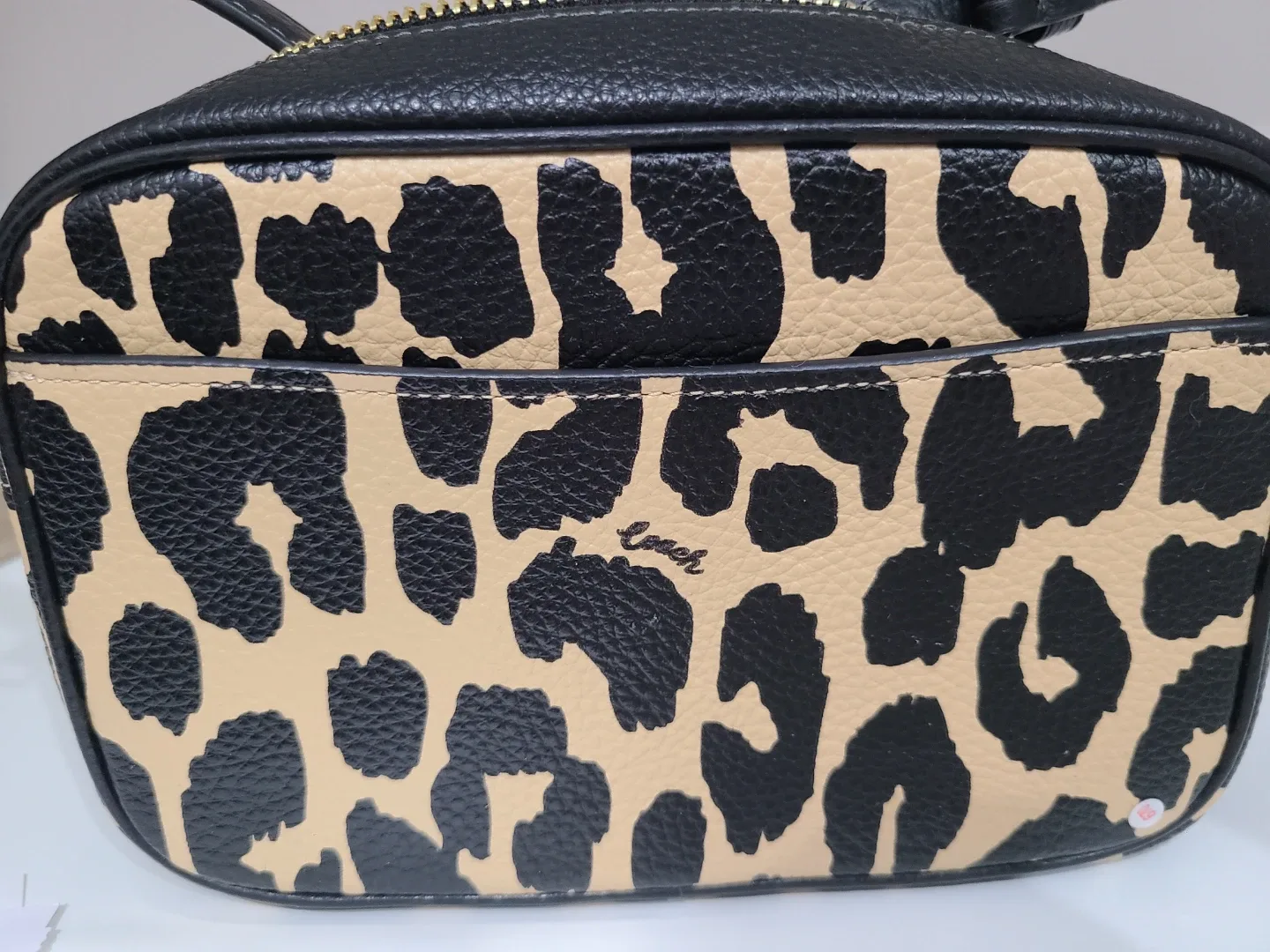 Coach Leopard Print Mini Jamie Camera Bag image indicator(2)