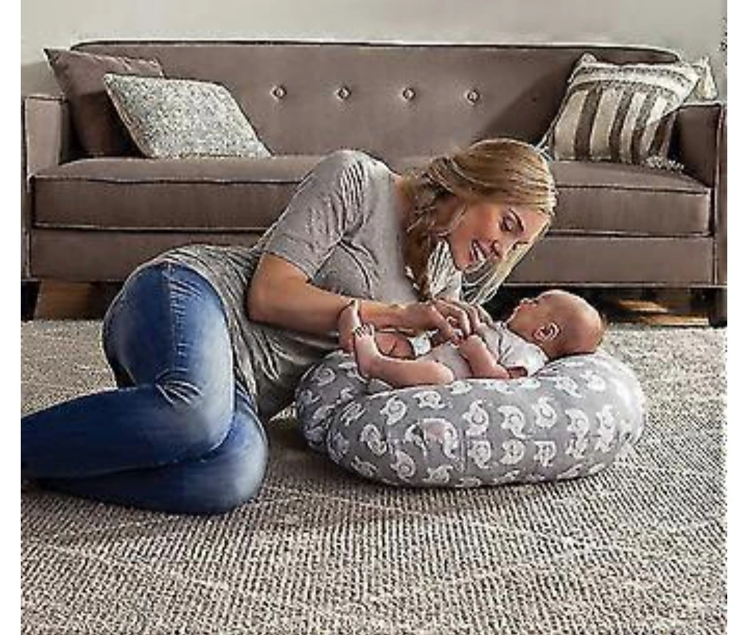 Elephant Print Baby Lounger - photo 3