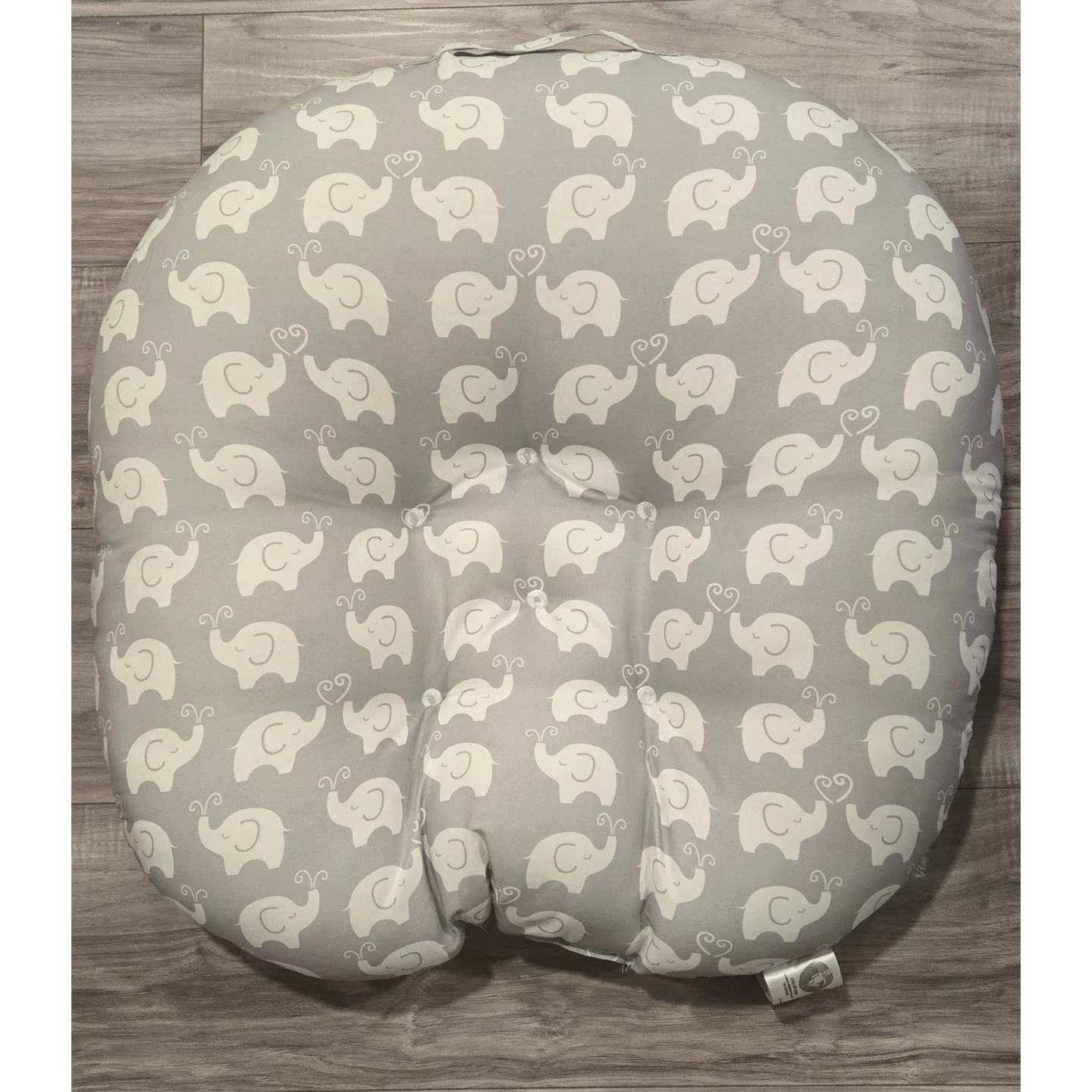 Elephant Print Baby Lounger - photo 5