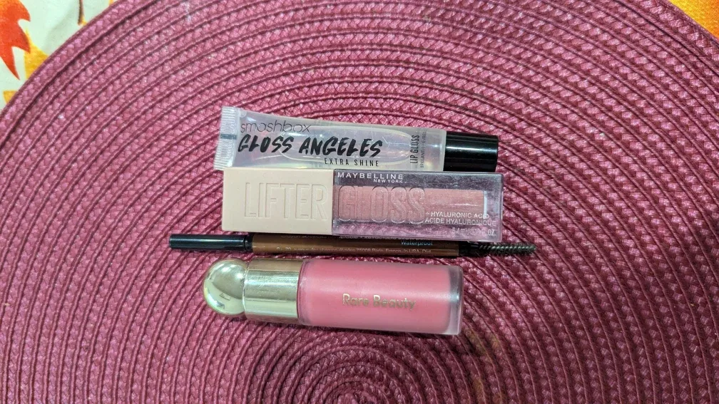Rare Beauty Blush & Sephora Brow Pencil