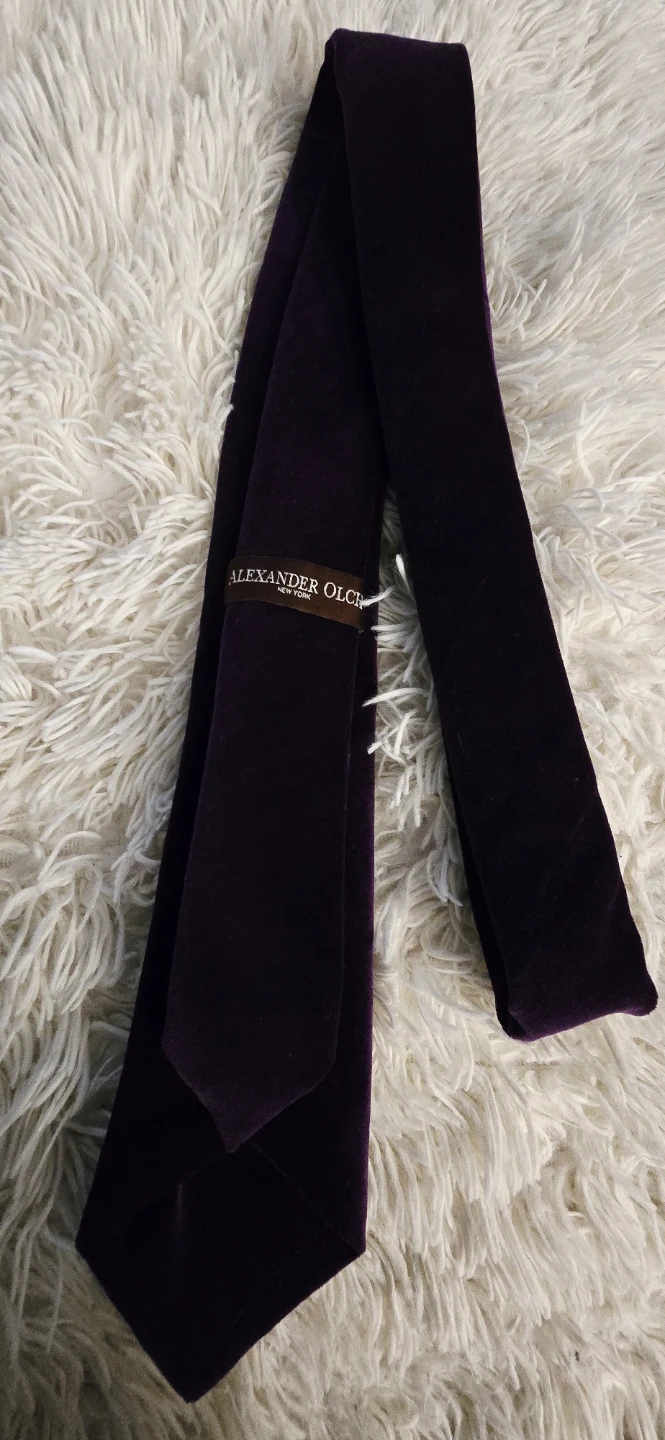 Alexander Olch New York Velvet Tie 🥕 - photo 3