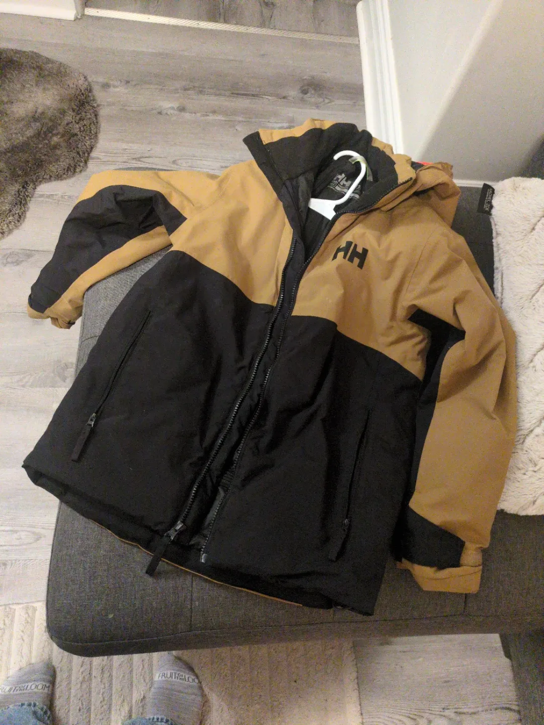 Helly Hansen Jacket - Black and Tan