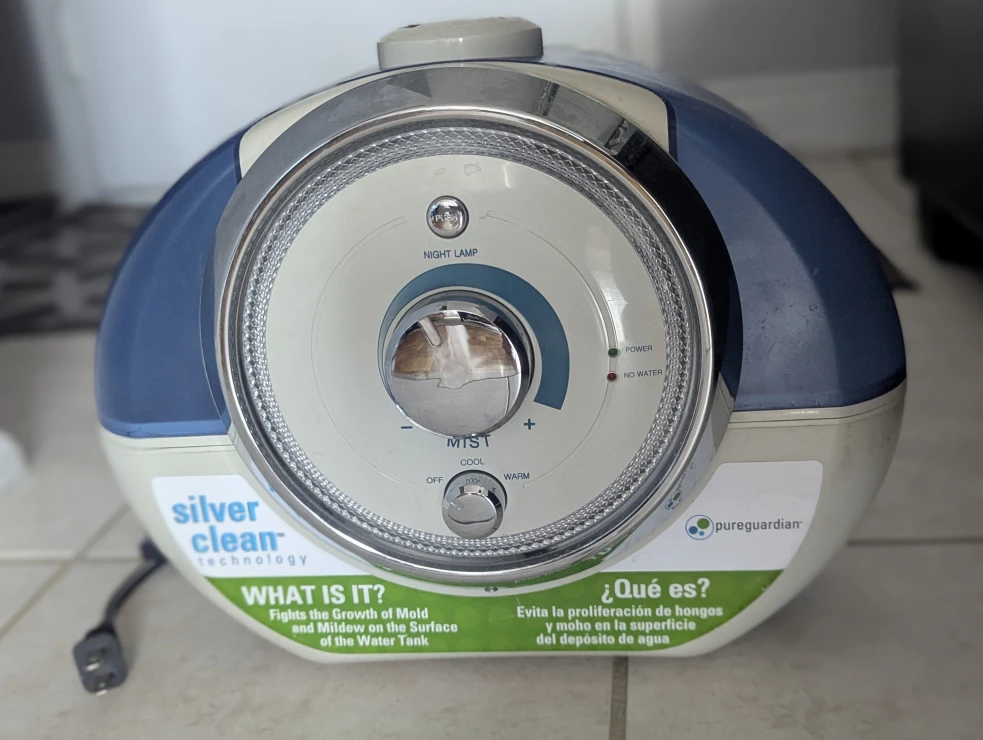 PureGuardian Ultrasonic Humidifier