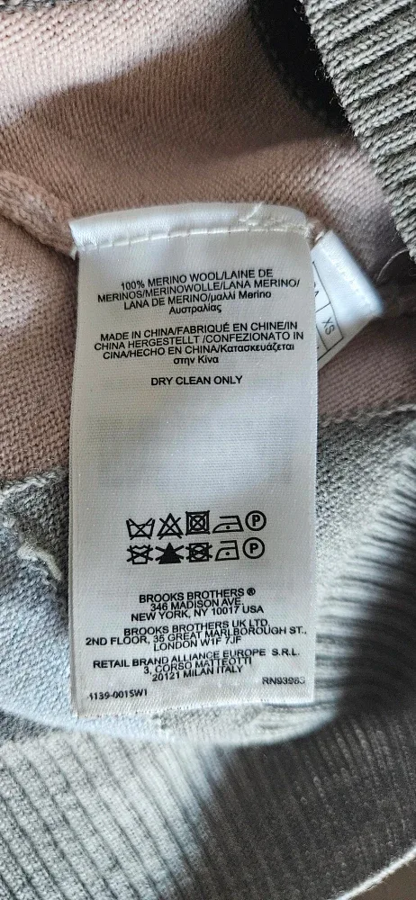 Brooks Brothers Merino Wool Argyle Sweater, size XS image indicator(6)