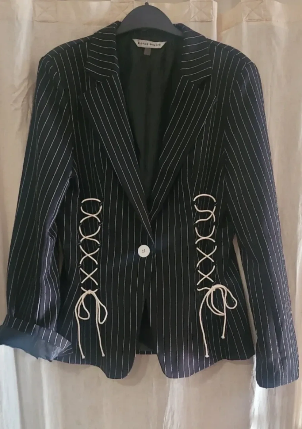Bianco Ragano Pinstripe Blazer