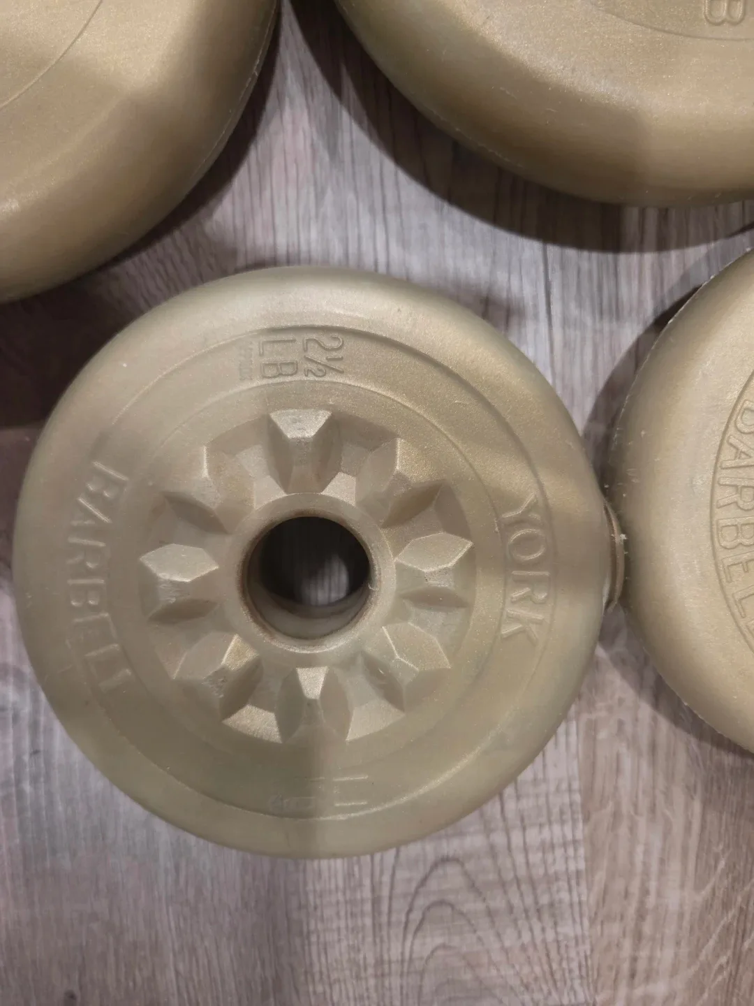 York Barbell Weight Plates - 25, 10, 5, 2.5 lb image indicator(5)