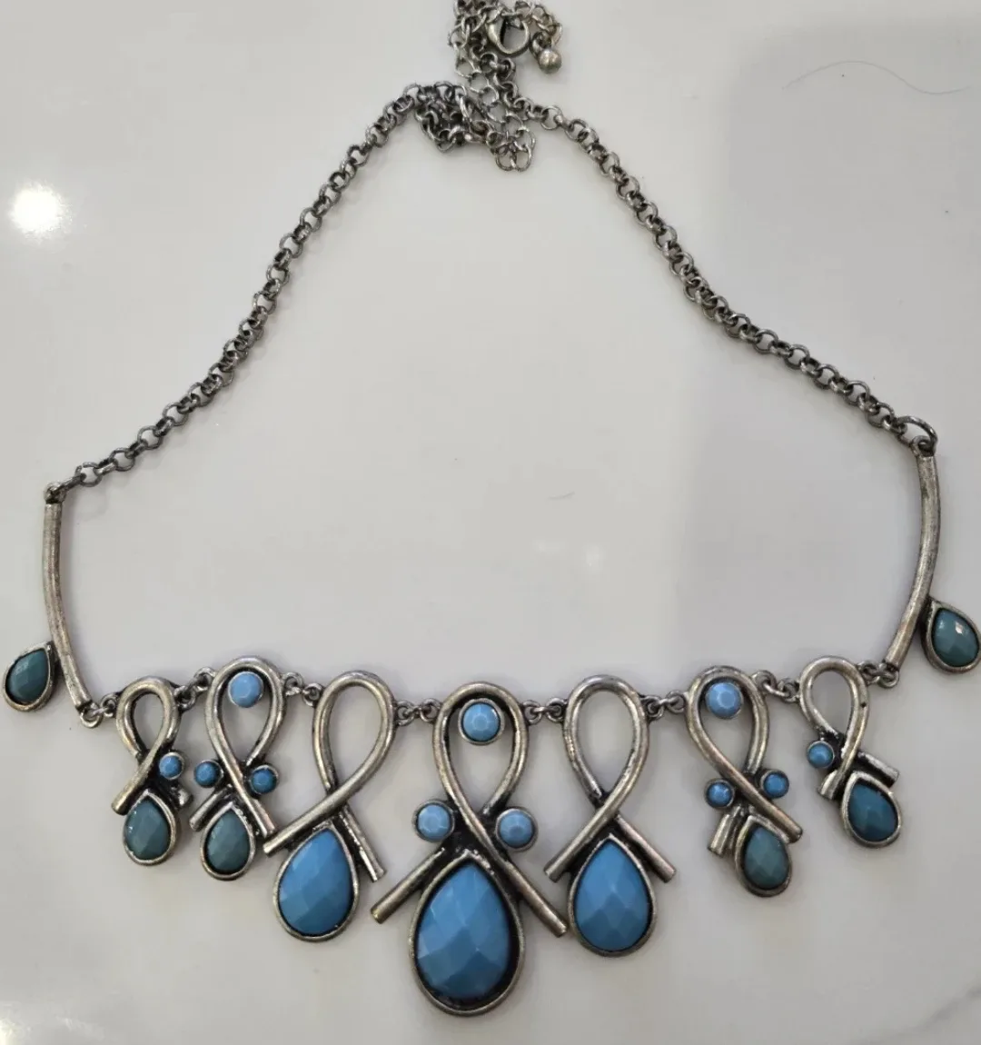 Turquoise Stone Necklace image indicator(2)