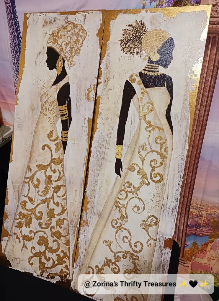 👑 African Decorative Art- Set of 2 image indicator(6)