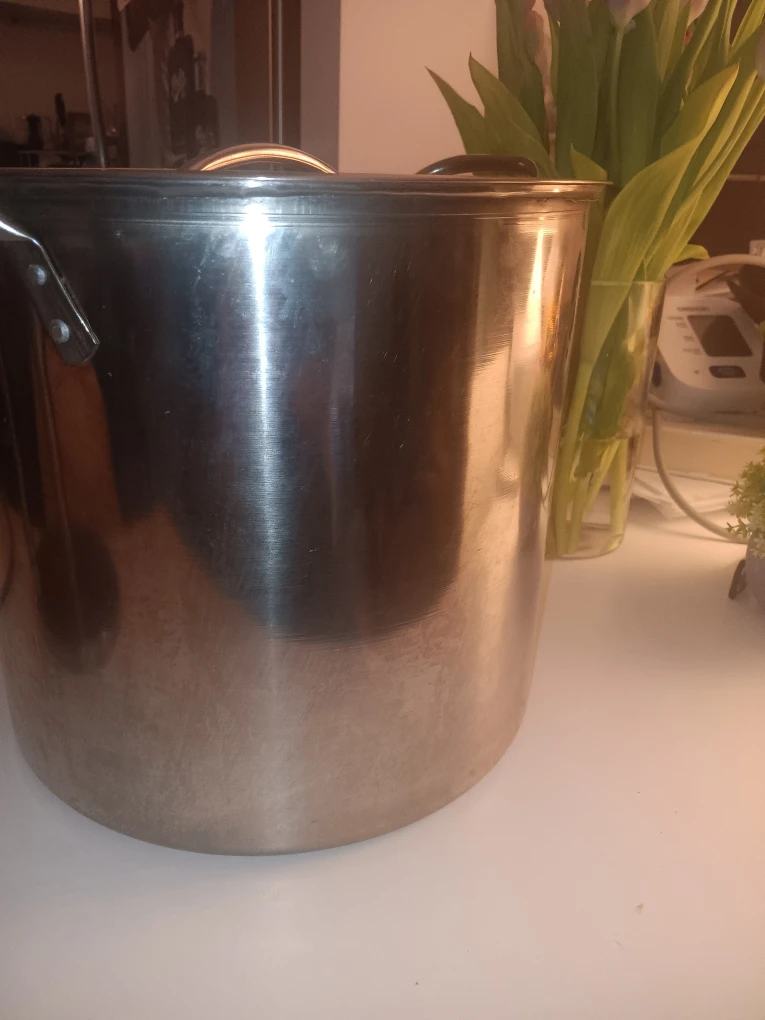 Large Stainless Steel Stock Pot with Lid
